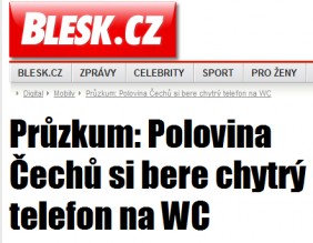 Titulek z deníku BLESK.CZ